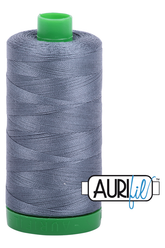 Aurifil Mako 40wt 2-ply Cotton 1000 m 1094 yd. spool - 1246 Dark Grey